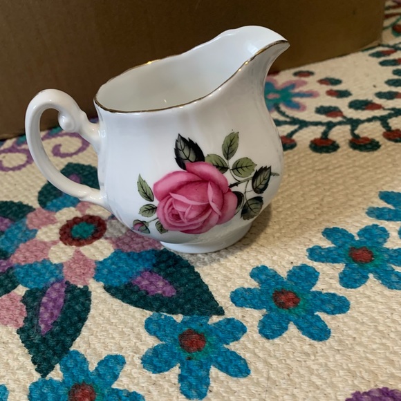 Vintage cream & sugar set - Picture 2 of 8